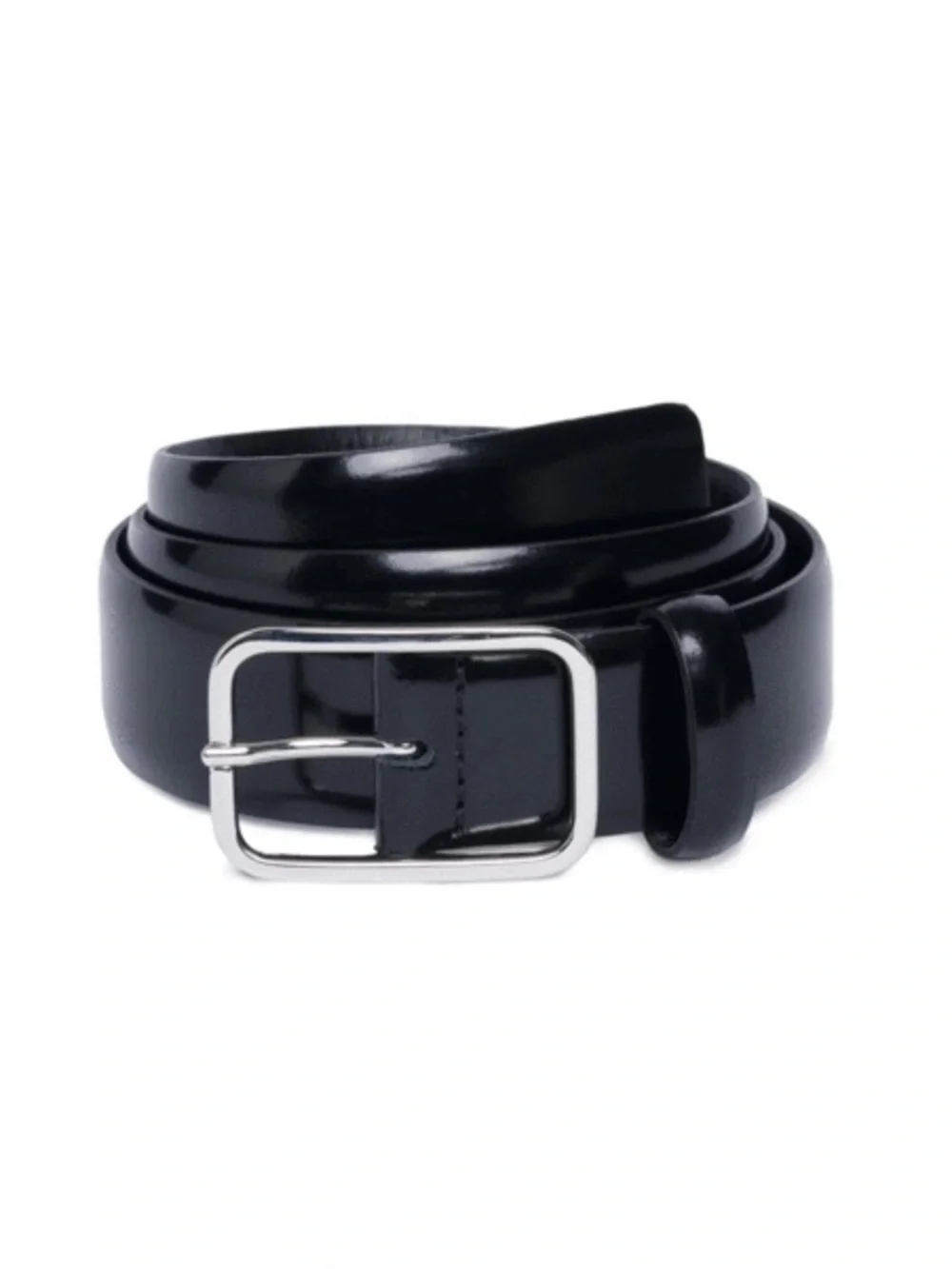 Tela Varco Black Leather Belt S